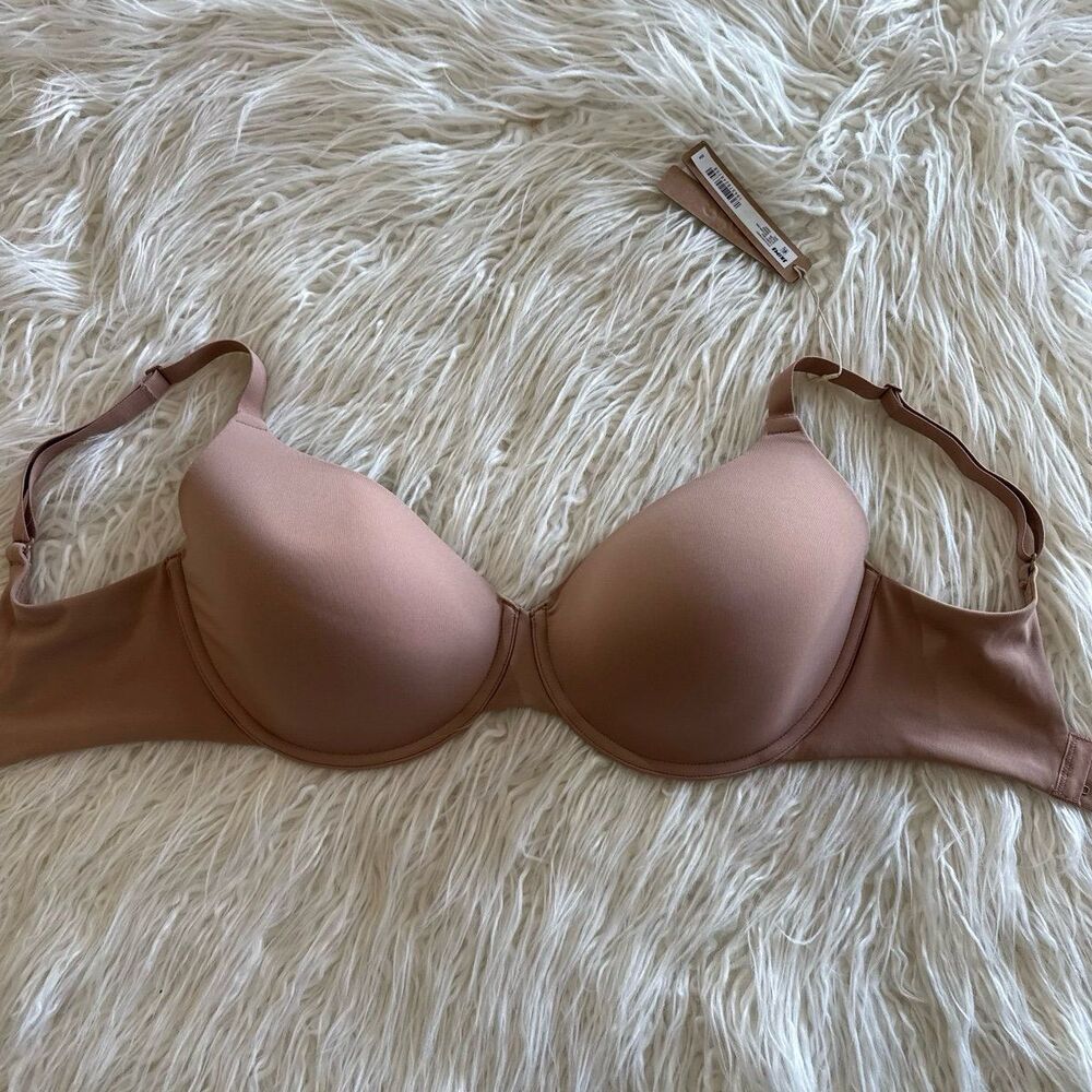 Skims Fits Everybody T-shirt Bra Sienna Size 34DDD